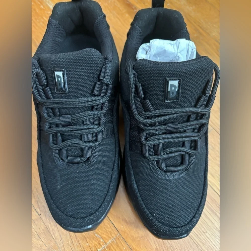 NEW BLOCH Black Trouoe Dance Sneaker size 5 women/ youth 3